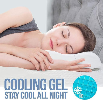 Amarah-Comfortable Medical Pillow-Orthopedic Memory Foam Support for Better Sleep