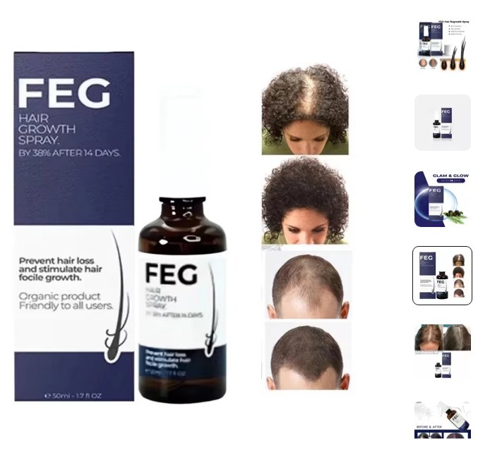 Amarah-FEG Hair Growth Spray-Natural Hair Regrowth & Strengthening Solution