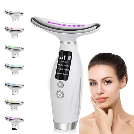 Amarah-Neck Beauty Device–LED Neck Massager for Skin Tightening