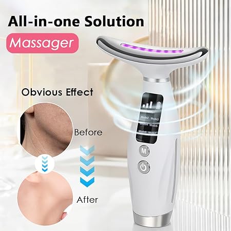 Amarah-Neck Beauty Device–LED Neck Massager for Skin Tightening