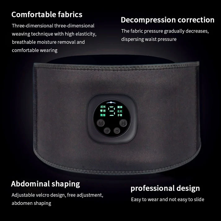 Amarah-Smart EMS Abdominal Muscle Trainer Belt