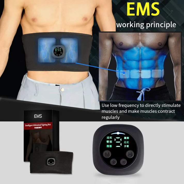 Amarah-Smart EMS Abdominal Muscle Trainer Belt