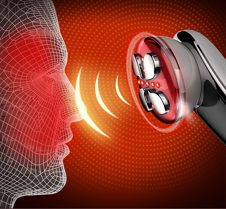 Amarah-Vibration Beauty Instrument-LED Facial Massager for Skin Tightening