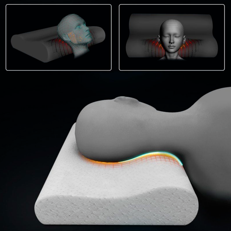 Amarah-Comfortable Medical Pillow-Orthopedic Memory Foam Support for Better Sleep